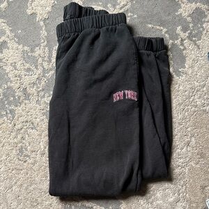 Brandy Black Sweatpants Small
